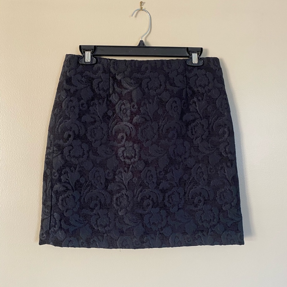 Black mini skirt by Willi Smith